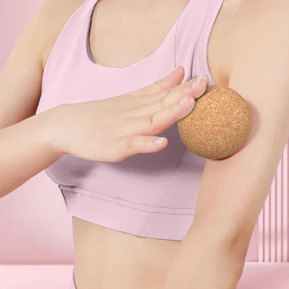 Cork Massage Ball – Deep Tissue & Yoga Therapy