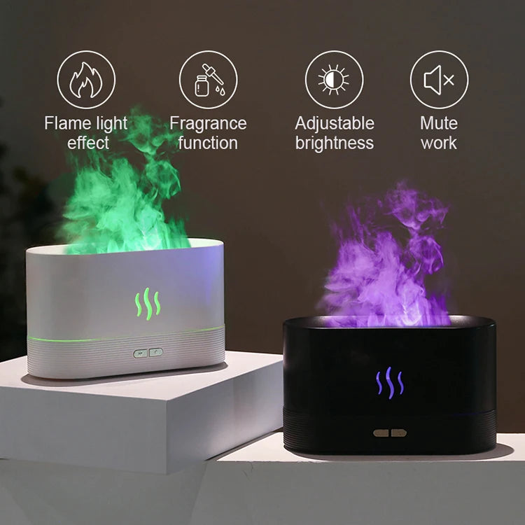 Kinscoter Flame Aroma Diffuser & Humidifier