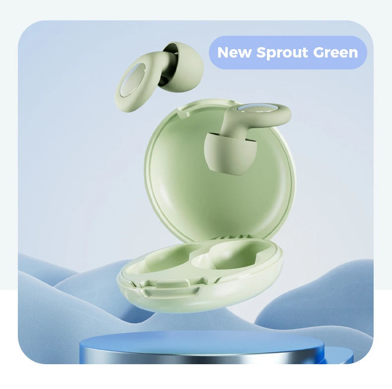 Quiet Reusable Ear Plugs — Super Soft Noise Reduction for Sleep, Travel & Focus (Unisex)