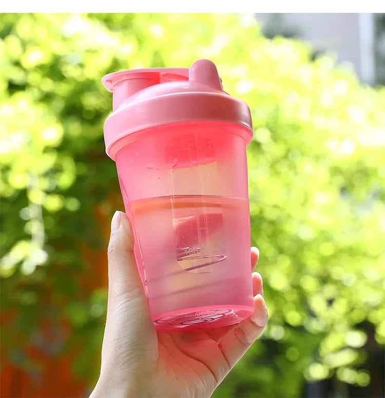 Leeseph Leak-Proof Shaker Bottle with Shaker Balls (BPA Free)
