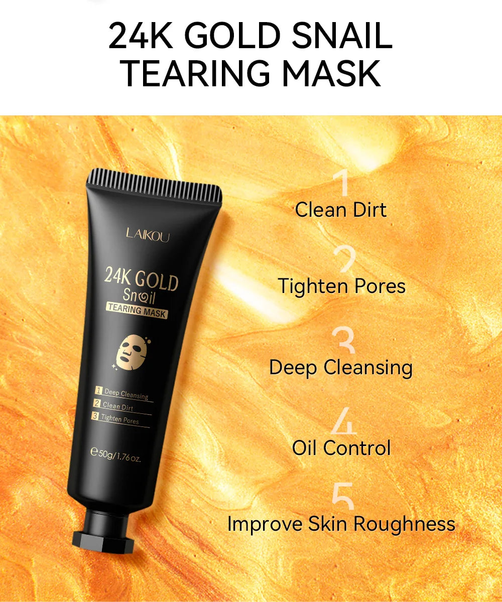 LAIKOU Sakura 24K Gold Peeling Mask