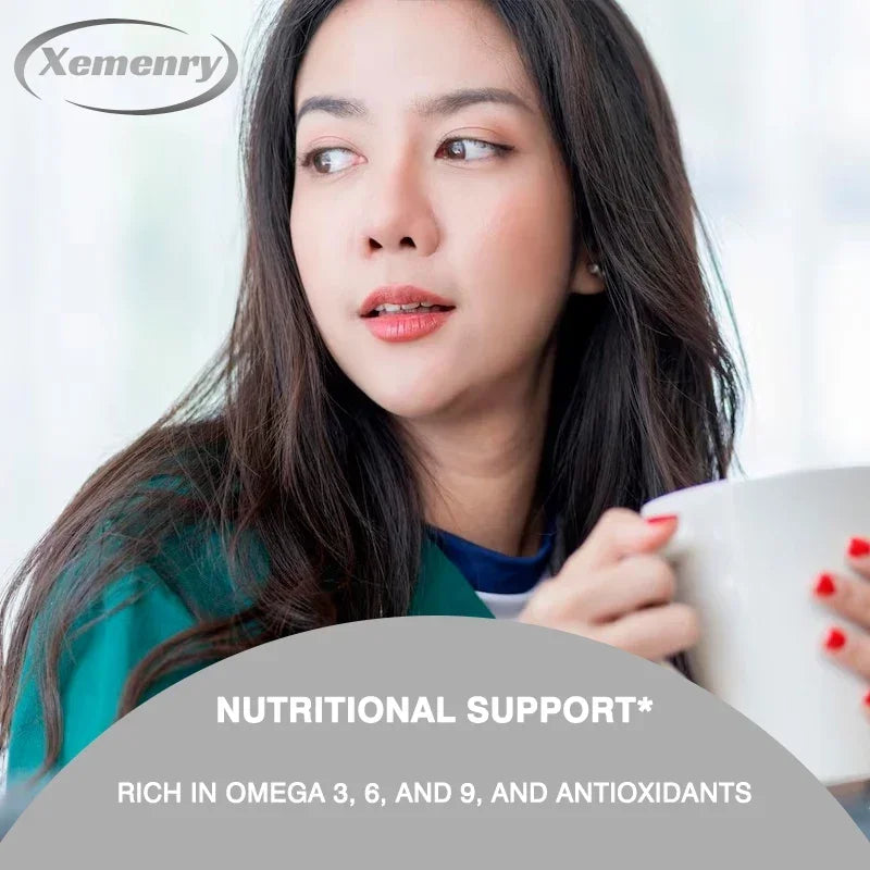 Black Seed Oil 2000 mg Capsules — Nourish Hair Growth, Skin & Nails, Support Immunity & Daily Vitality (60 / 120 Capsules)