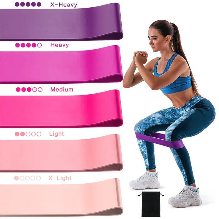 Resistance Loop Bands – Set for Yoga, Pilates & Strength Training
