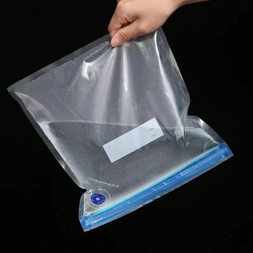 Reusable Vacuum Seal Food Bags with Air Valve Pump