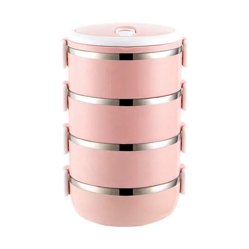 Portable Multi-layer Stainless Steel Lunch Box