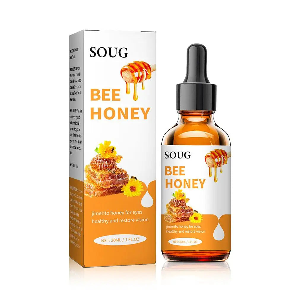 Jimerito Honey for Eyes — Stingless Bee Honey Eye Drops for Refreshing, Soothing & Nourishing Eye Care (2 × 30 ml)