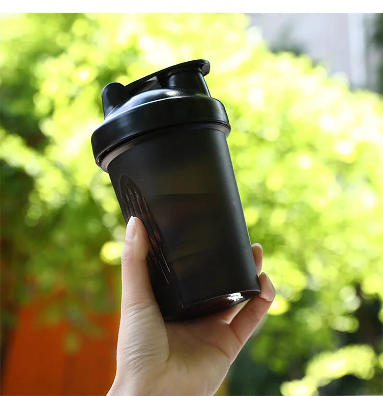 Leeseph Leak-Proof Shaker Bottle with Shaker Balls (BPA Free)