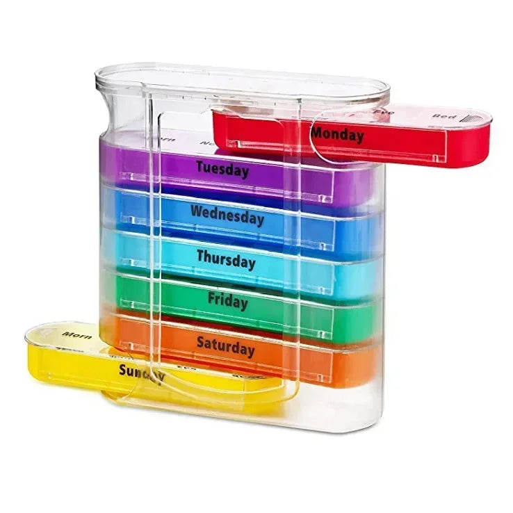 1PC Weekly Pill Case – 7-Day Portable Pill Organizer