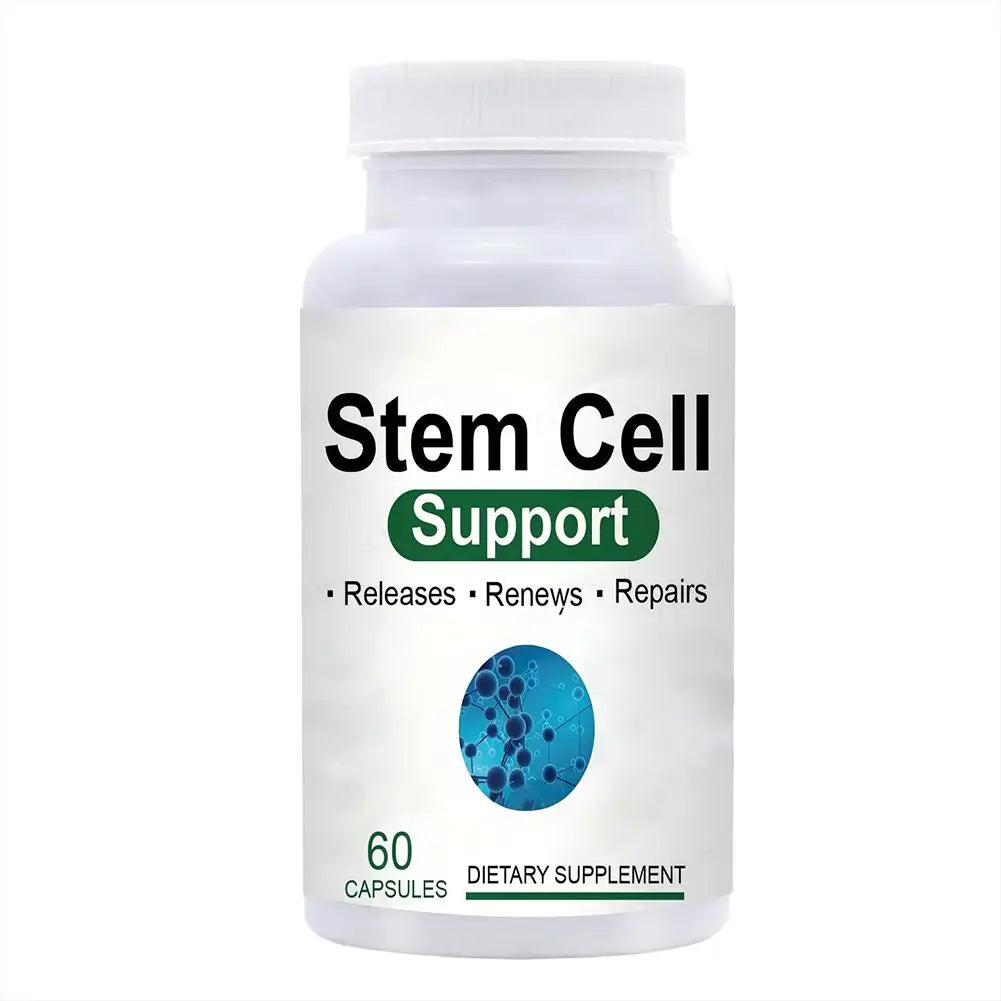 Stem Cell Repair Supplement — Cognitive Support & Healthy Aging with Organic Sea Buckthorn (60 Capsules, Unisex)