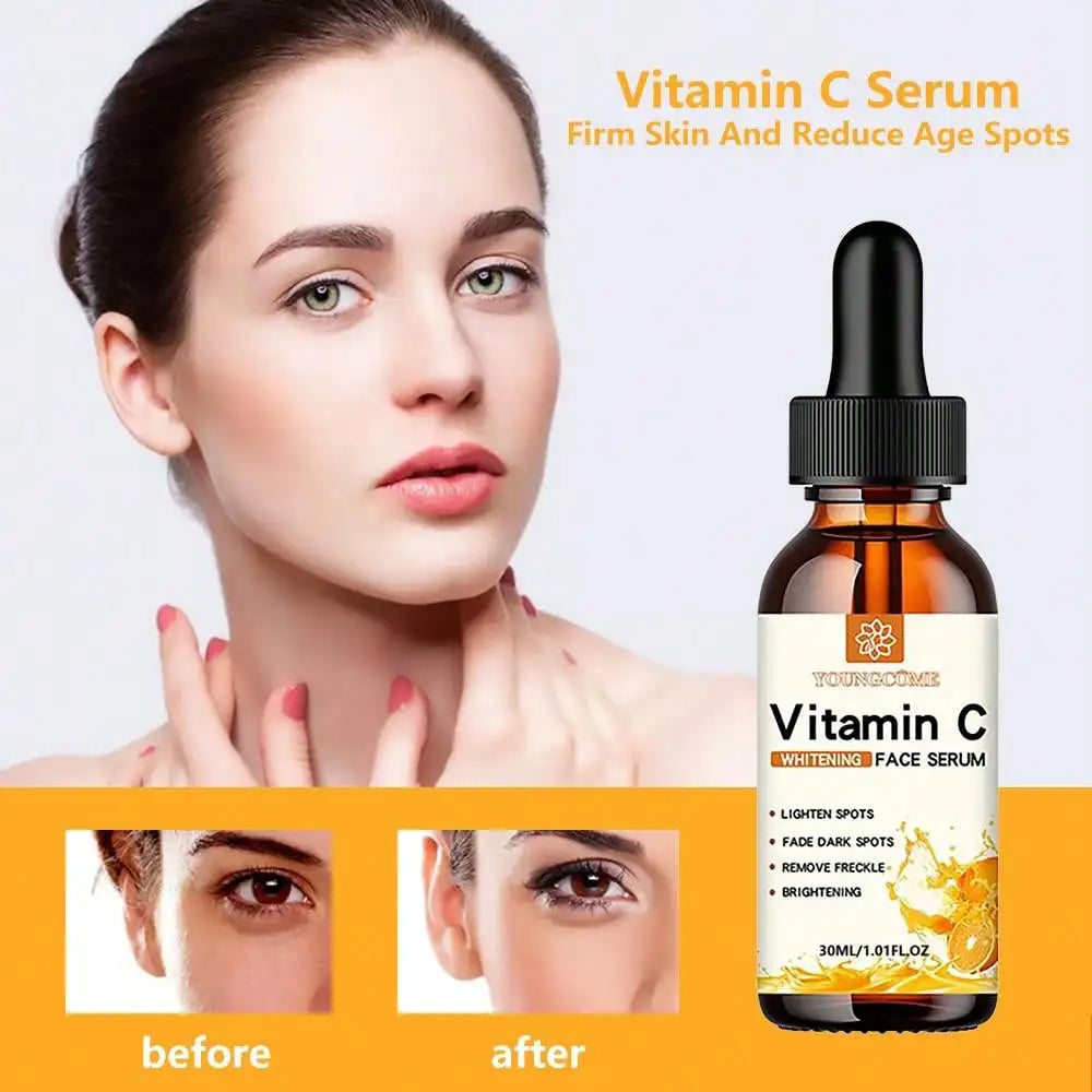 Vitamin C Facial Essence — Brightening & Repair Serum with Hyaluronic Acid (30 ml)