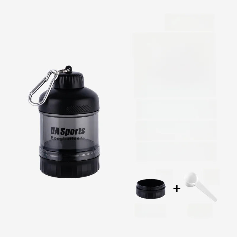 Portable Protein Powder Funnel & Capsule Storage Cup