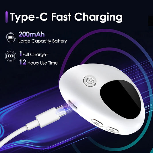 Smart Sleep Instrument — Handheld Pulse Stimulation Device for Relaxation & Sleep Support (Rechargeable, Unisex)