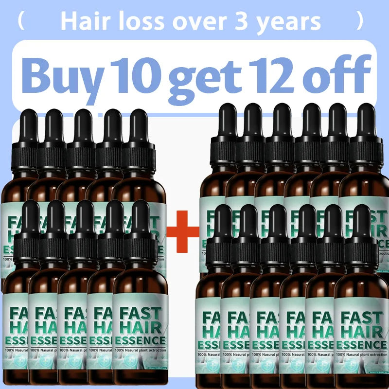 Hair Growth Essential Regrowth Serum — Anti-Hair Loss Nourishing Scalp Essence with Polygonum Extract, Peptides & Hyaluronic Complex (30 ml)