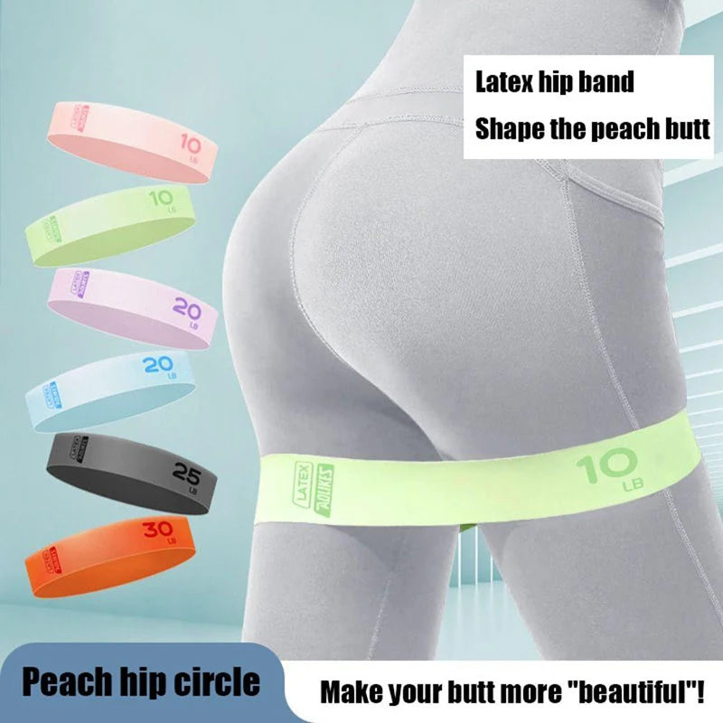 Yoga Latex Stretch Bands — Core & Leg Resistance Circle for Hips, Thighs, and Full-Body Strength Training