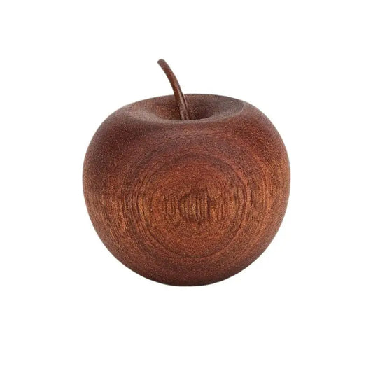 Wooden Apple-Shaped Essential Oil Diffuser — Natural Aromatherapy Decor for Home, Bathroom & Car