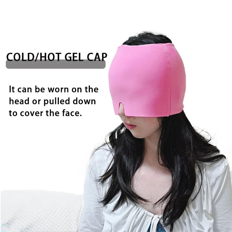 Gel Ice Headache Relief Cap