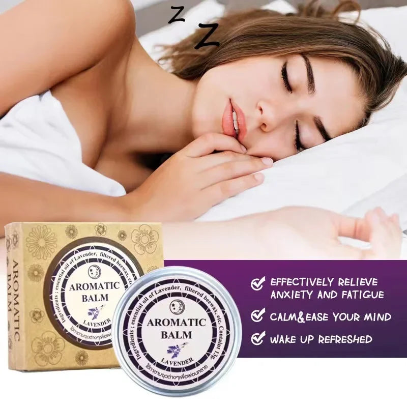 Lavender Aromatic Balm — Plant-Based Massage Cream for Relaxation, Mood Balance & Sleep Support (Unisex)