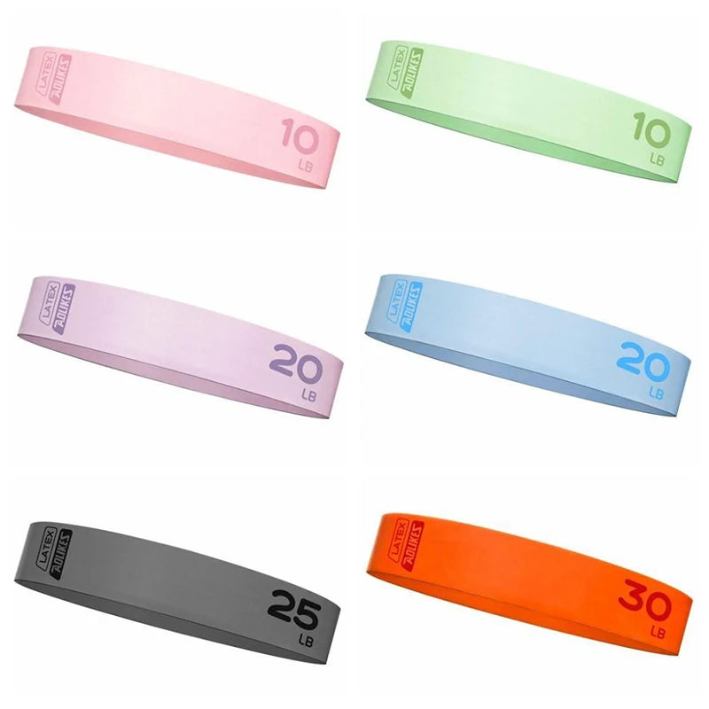 Yoga Latex Stretch Bands — Core & Leg Resistance Circle for Hips, Thighs, and Full-Body Strength Training