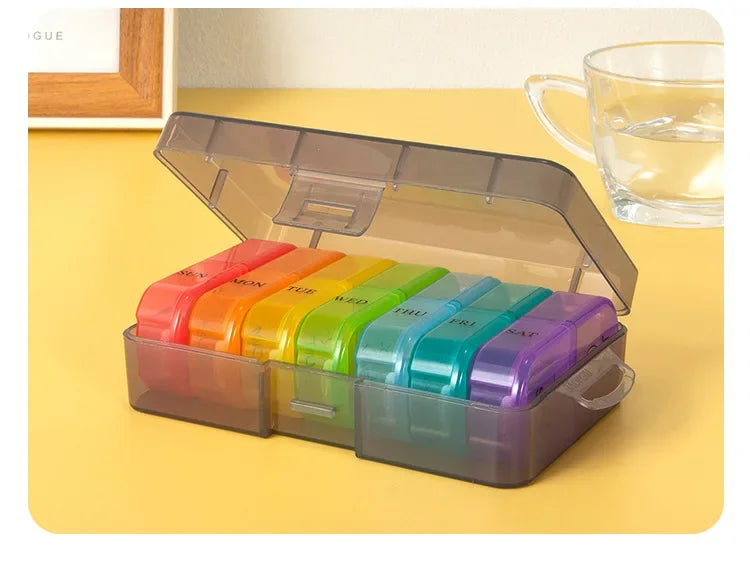 1PC Weekly Pill Case – 7-Day Portable Pill Organizer
