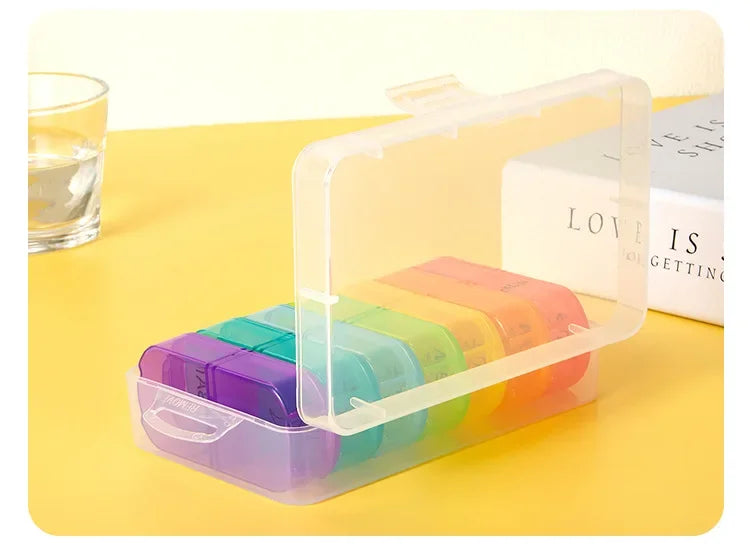 1PC Weekly Pill Case – 7-Day Portable Pill Organizer
