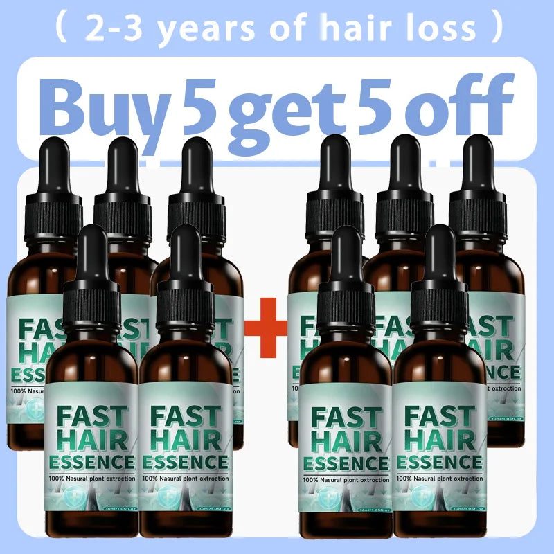 Hair Growth Essential Regrowth Serum — Anti-Hair Loss Nourishing Scalp Essence with Polygonum Extract, Peptides & Hyaluronic Complex (30 ml)