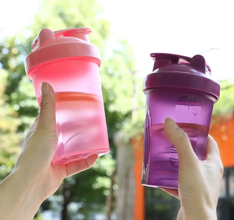 Leeseph Leak-Proof Shaker Bottle with Shaker Balls (BPA Free)