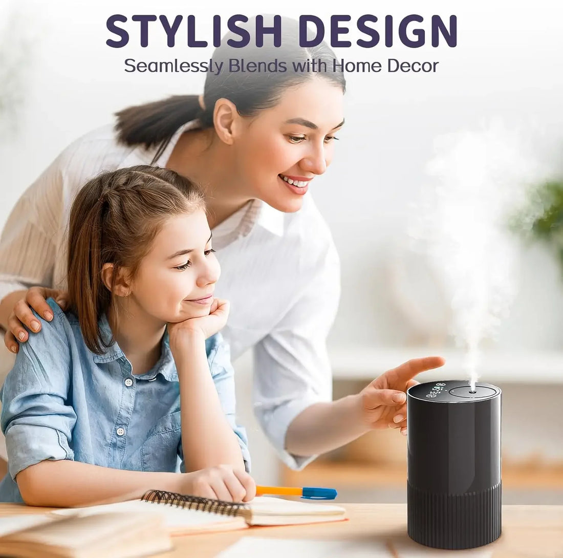 Portable USB Essential Oil Diffuser – Cordless & Rechargeable
