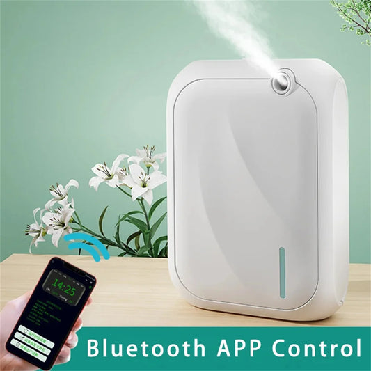 L SCENT TUNNEL Wall-Mounted Aroma Diffuser — 200 m³ Coverage Essential Oil Machine with Bluetooth APP Control for Home, Spa & Hotel Fragrance (140 ml)