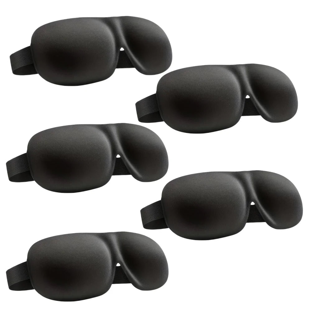 3D Contoured Sleep Mask – 100% Light Blocking Eye Cover