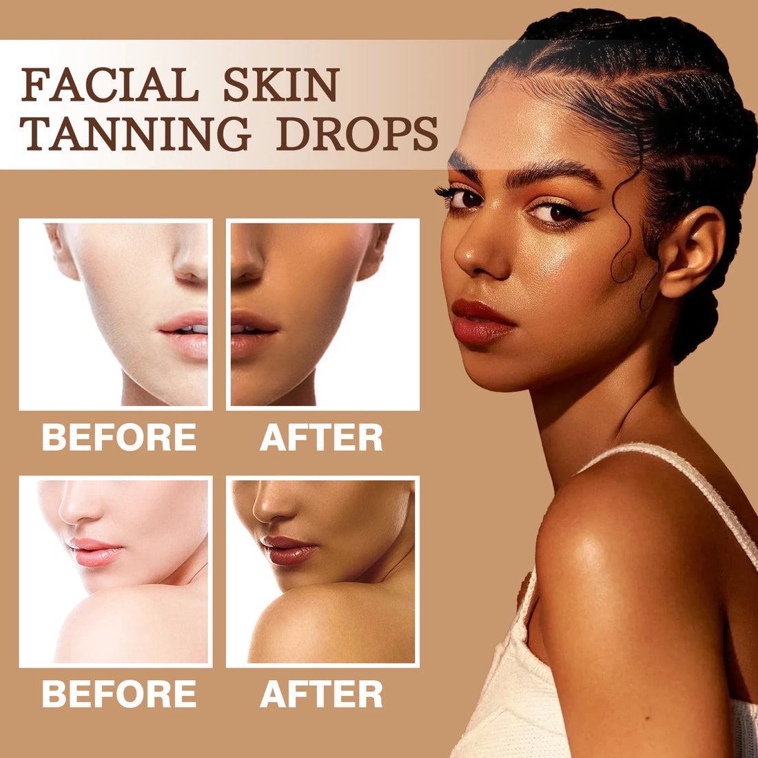 Self Tanning Face & Body Serum Drops