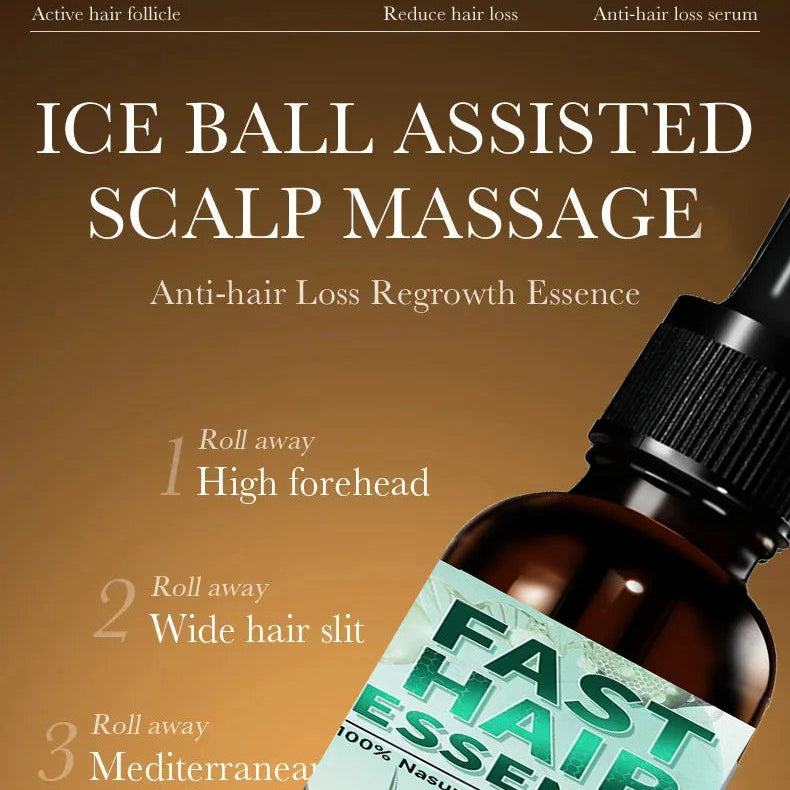 Hair Growth Essential Regrowth Serum — Anti-Hair Loss Nourishing Scalp Essence with Polygonum Extract, Peptides & Hyaluronic Complex (30 ml)