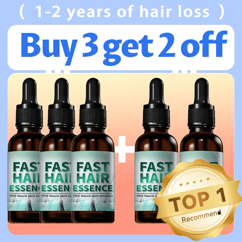 Hair Growth Essential Regrowth Serum — Anti-Hair Loss Nourishing Scalp Essence with Polygonum Extract, Peptides & Hyaluronic Complex (30 ml)