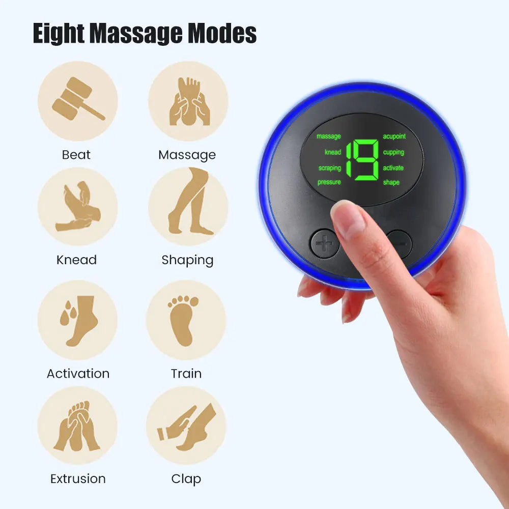 Mini EMS Neck Massager – Portable Cervical Pain Relief Patch