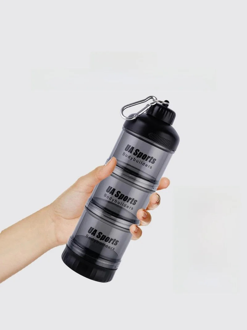 Portable Protein Powder Funnel & Capsule Storage Cup