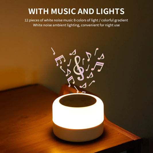 Portable White Noise Machine with Night Light