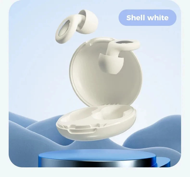 Quiet Reusable Ear Plugs — Super Soft Noise Reduction for Sleep, Travel & Focus (Unisex)