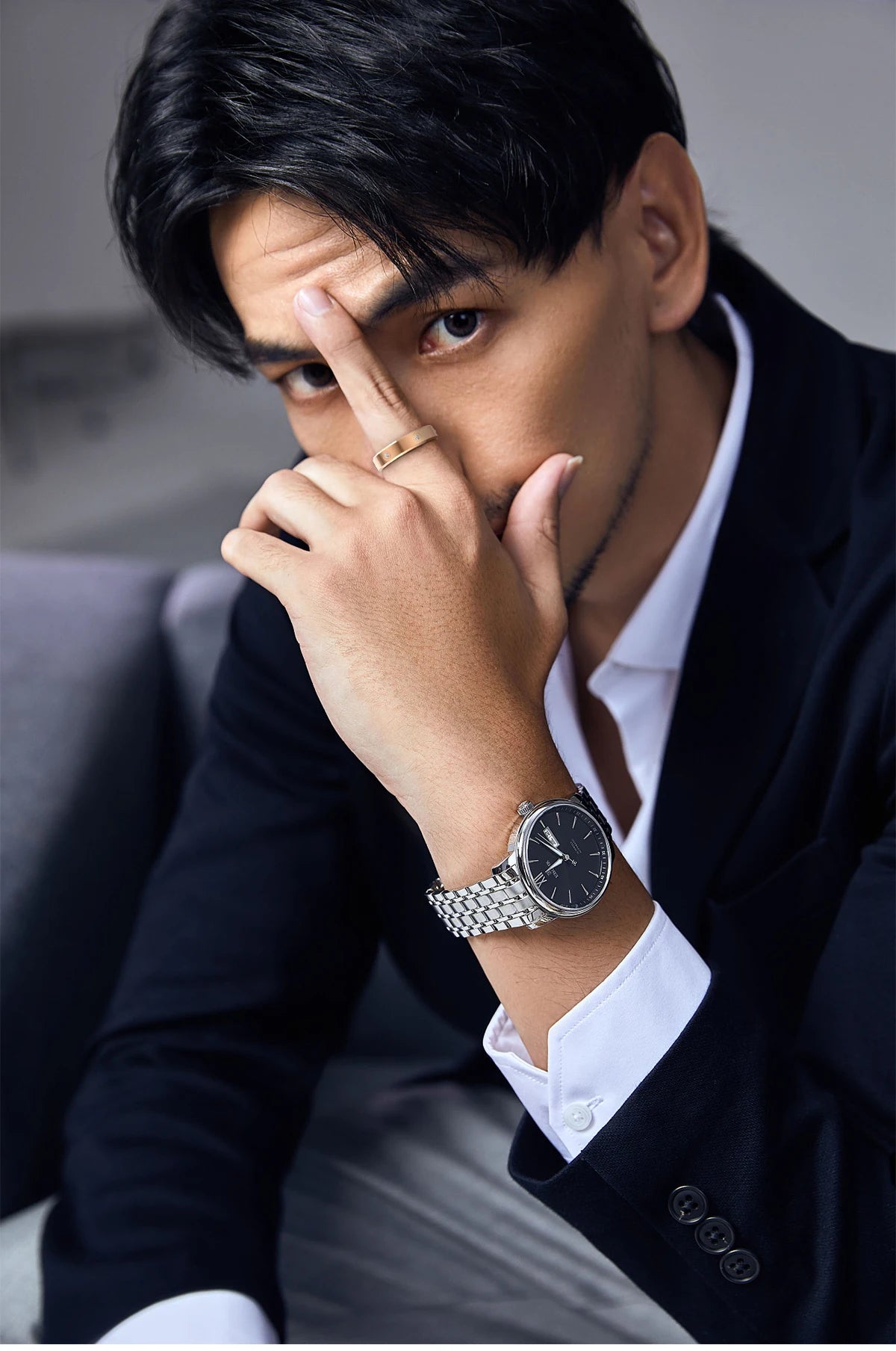 Smart Wellness Ring HR01 — Sleep, Heart Rate & Blood Oxygen Monitoring (Unisex, 3ATM Waterproof, Long Battery Life)