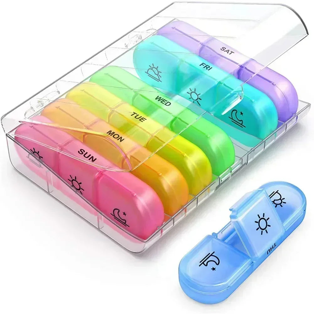 1PC Weekly Pill Case – 7-Day Portable Pill Organizer