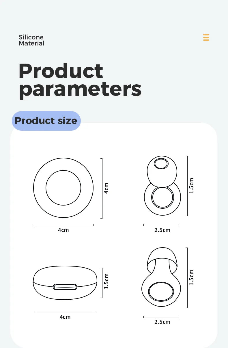 Quiet Reusable Ear Plugs — Super Soft Noise Reduction for Sleep, Travel & Focus (Unisex)