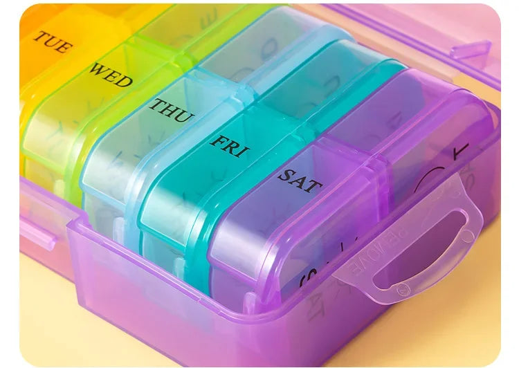 1PC Weekly Pill Case – 7-Day Portable Pill Organizer