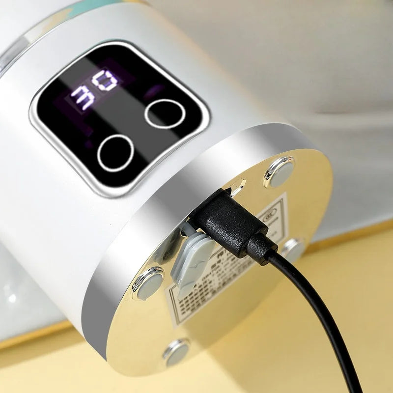 2025 Mini Electric Ice Crusher & Juicer 450ML with Digital Display