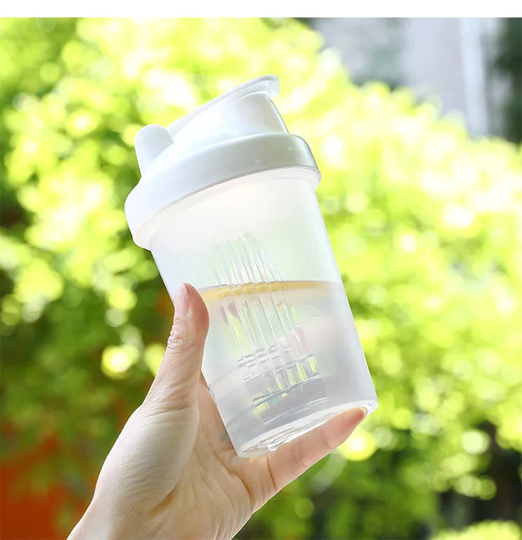 Leeseph Leak-Proof Shaker Bottle with Shaker Balls (BPA Free)