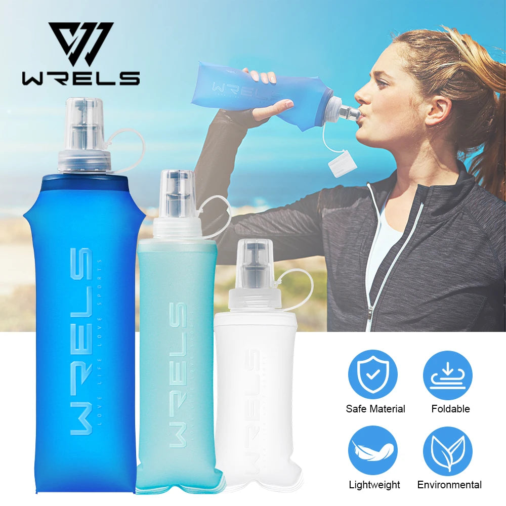 WRELS Soft Folding Water Bottle 250ml/500ml