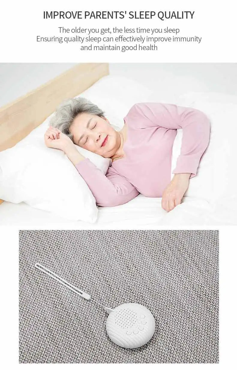 Baby White Noise Machine USB Rechargeable Timed Shutdown Sound Machine Sleep Soother Relaxation Monitor For Baby Adult Office