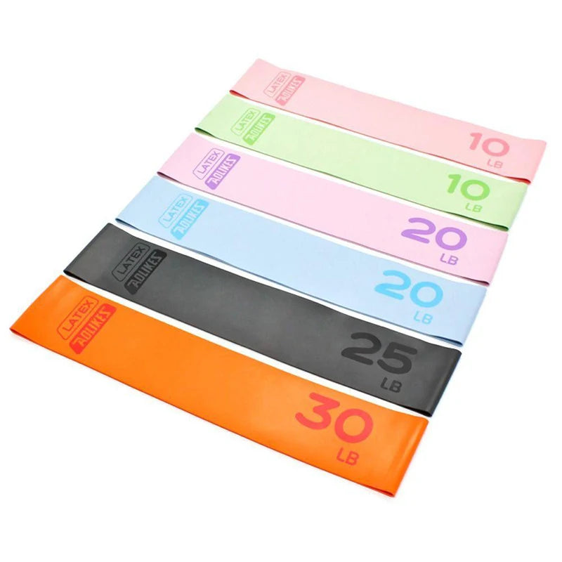 Yoga Latex Stretch Bands — Core & Leg Resistance Circle for Hips, Thighs, and Full-Body Strength Training