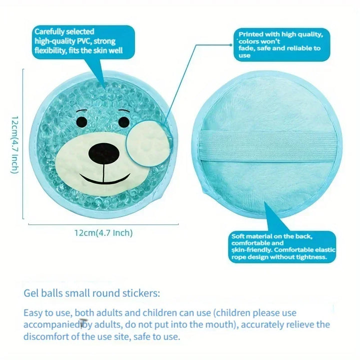 Reusable Cartoon Gel Ice Pack - Dual Hot & Cold Compress