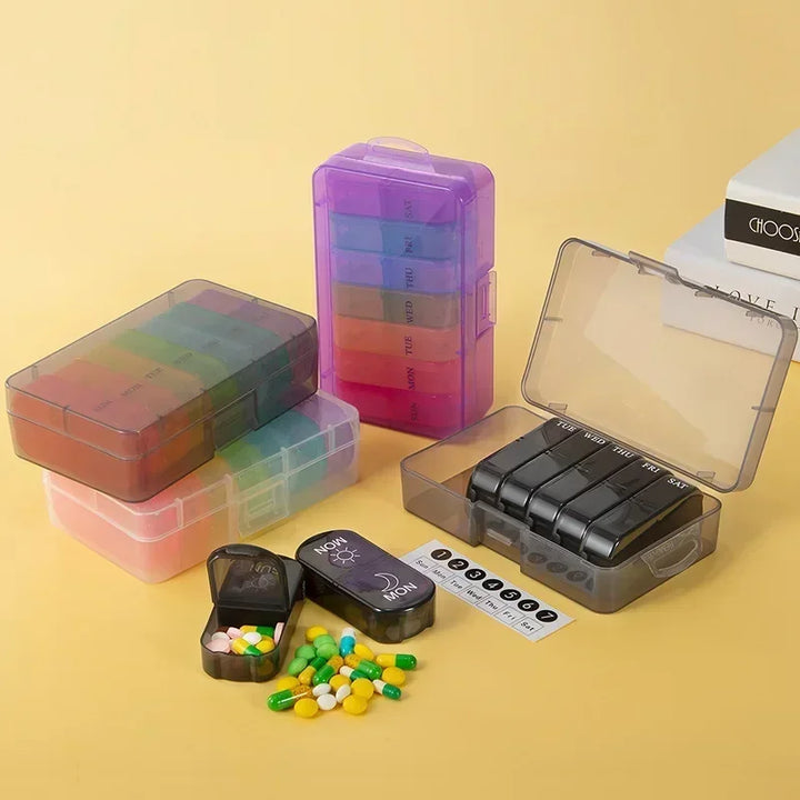 1PC Weekly Pill Case – 7-Day Portable Pill Organizer