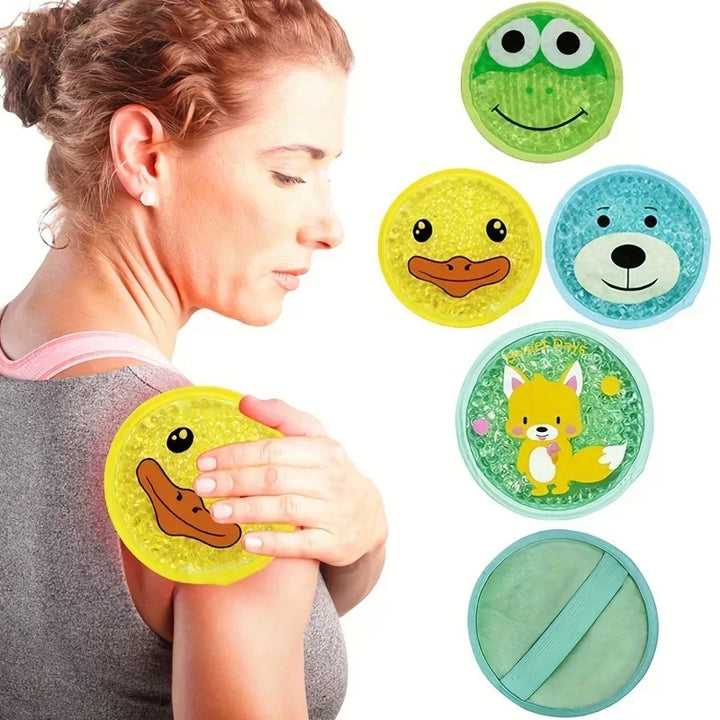Reusable Cartoon Gel Ice Pack - Dual Hot & Cold Compress
