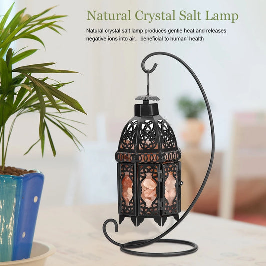 Vintage Iron Salt Rock Lamp Air Purifier