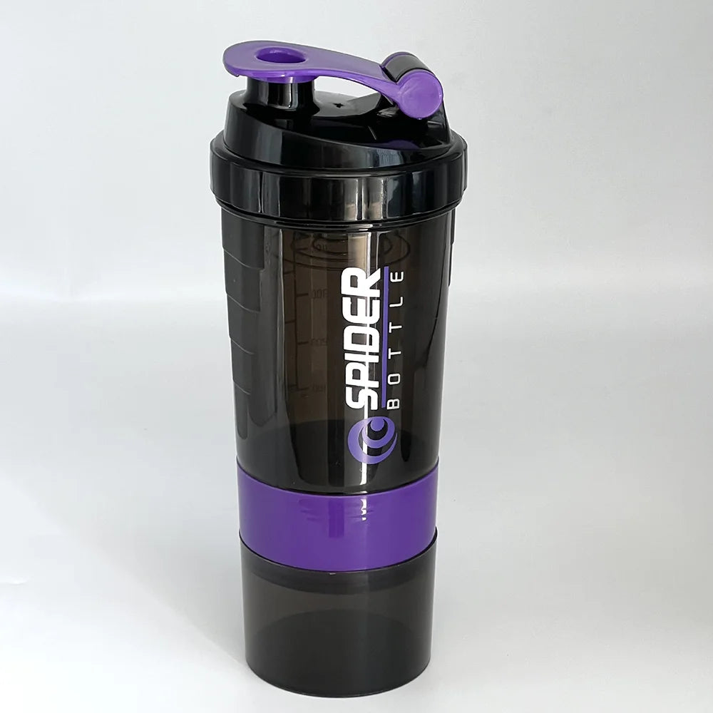 Protein Shaker Bottle 3-Layer Leak Proof